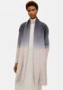 Ombre Boiled Wool Coat in Responsible Wool