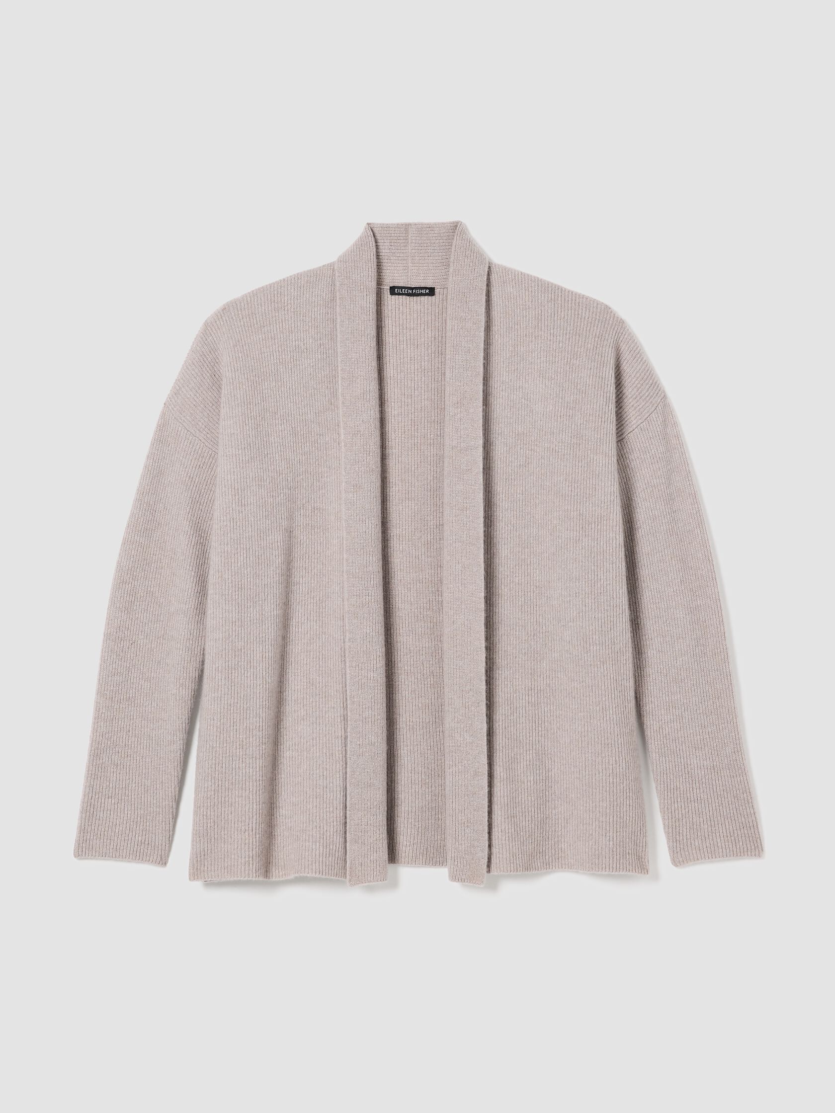 Italian Cashmere High Collar Cardigan