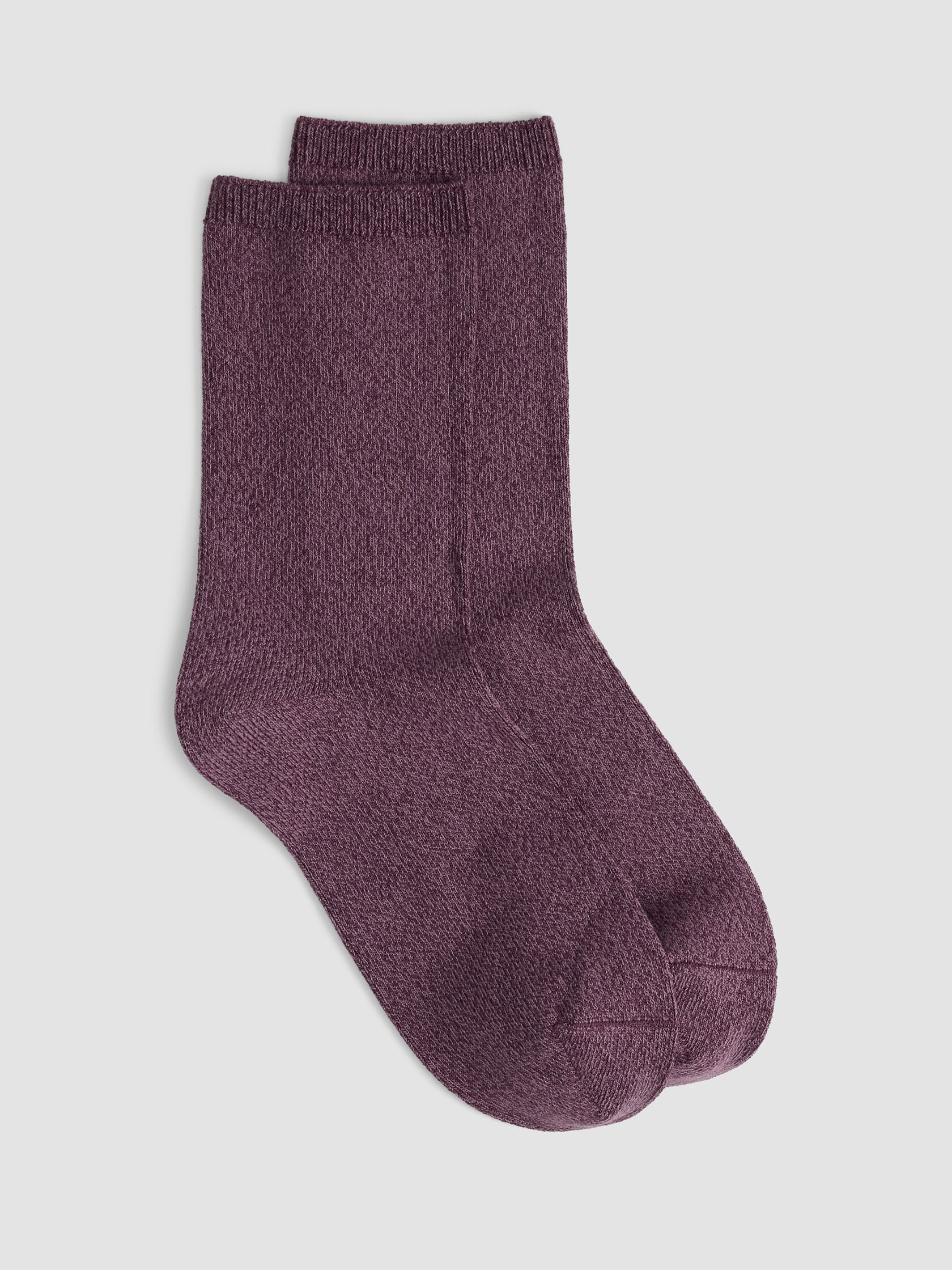 Cozy Cotton Blend Crew Sock