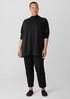 Cozy Brushed Terry Mock Neck Long Top