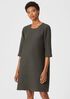 Textured Cotton Ripple Dress