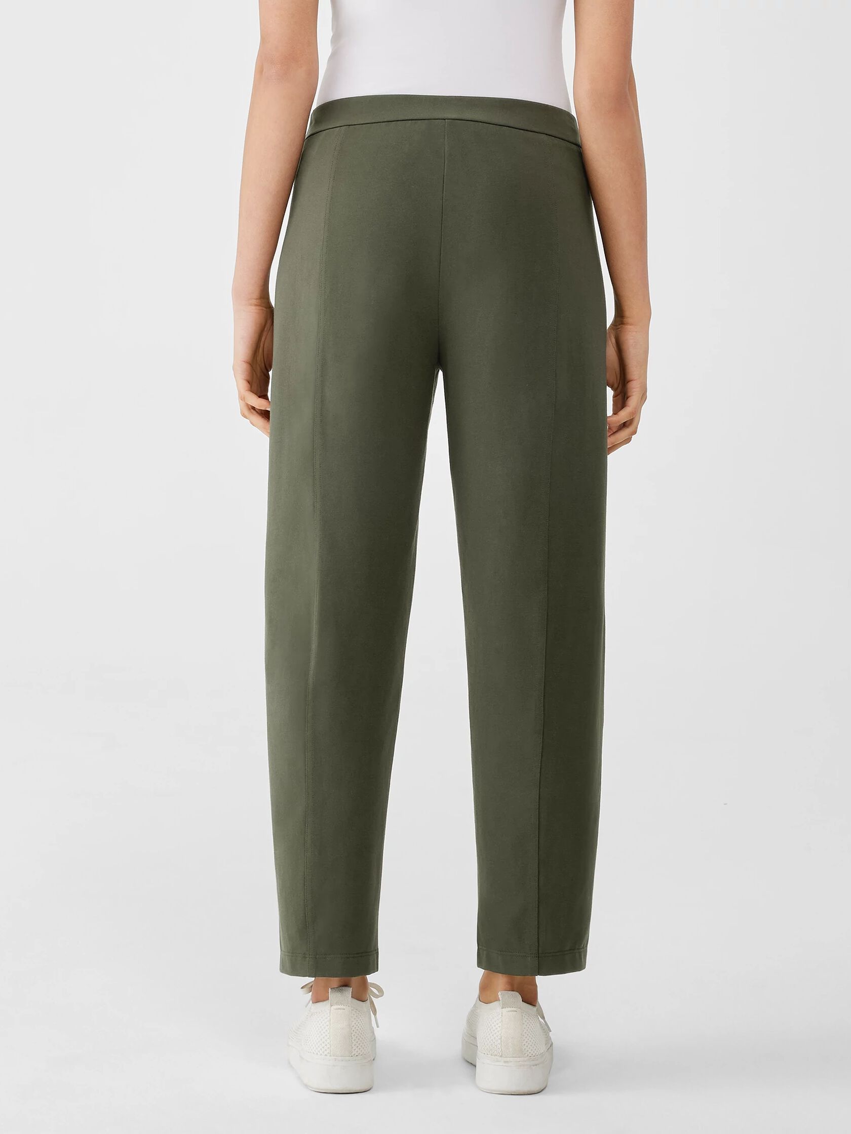 Organic Pima Cotton Stretch Jersey Lantern Pant