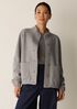 Lightweight Boiled Wool Flight Jacket in Regenerative Wool