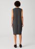 Washable Stretch Crepe Lantern Dress