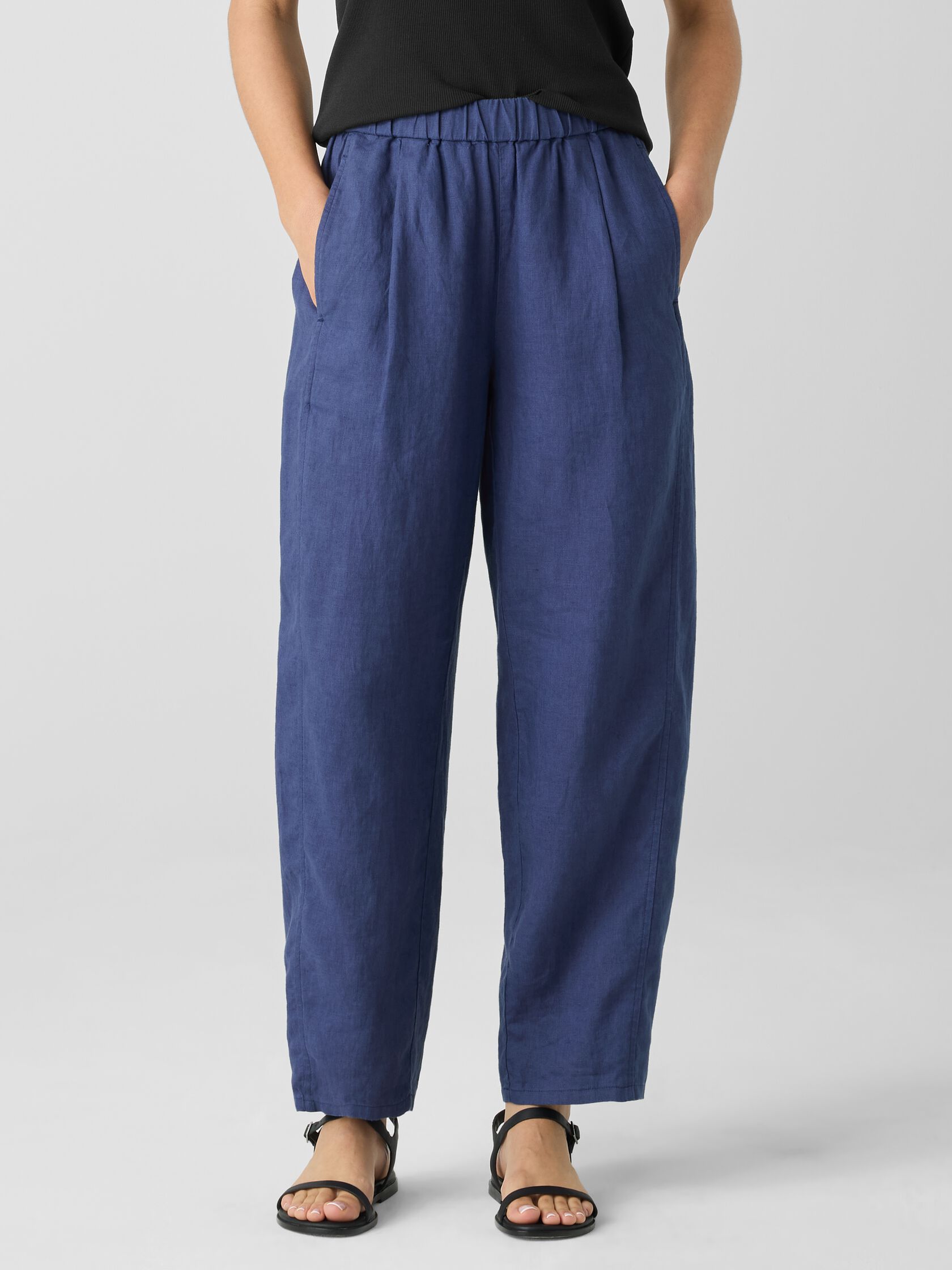 Organic Linen Lantern Pant
