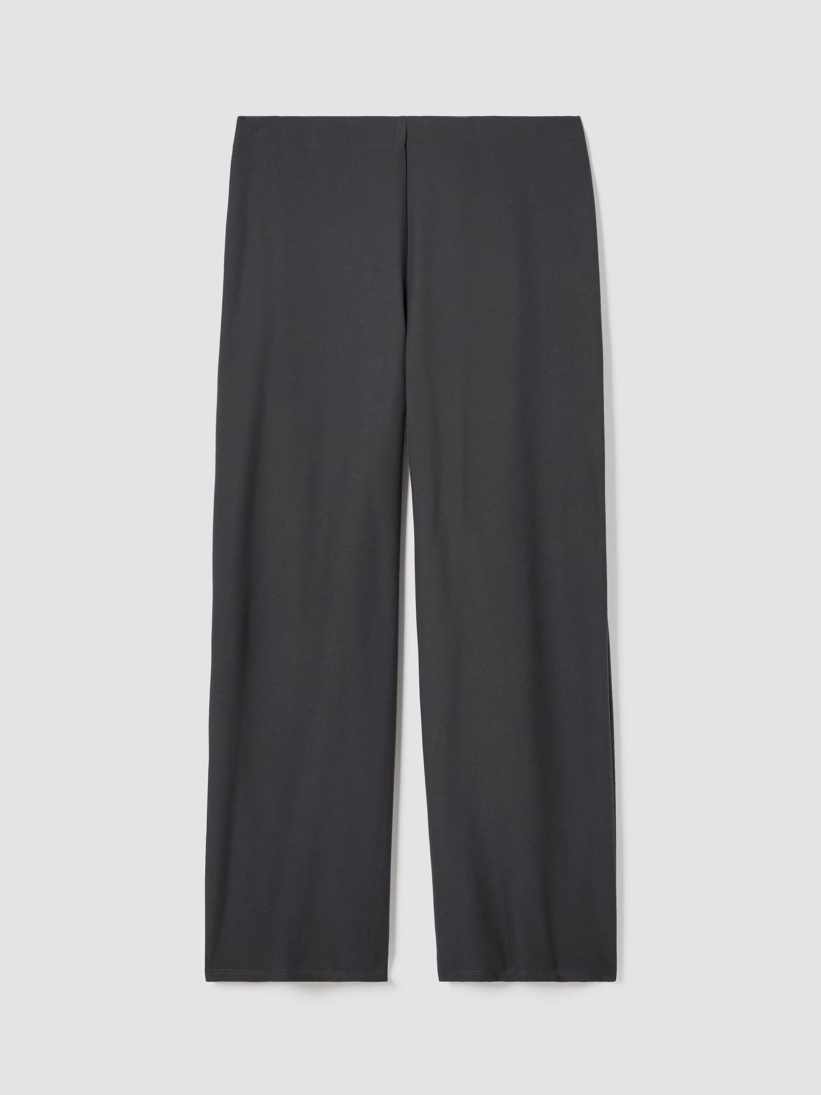 Washable Stretch Crepe Wide-Leg Pant