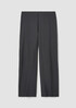 Washable Stretch Crepe Wide-Leg Pant