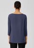 Fine Jersey Bateau Neck Top