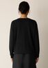 Stretch Jersey Knit Button-Front Top