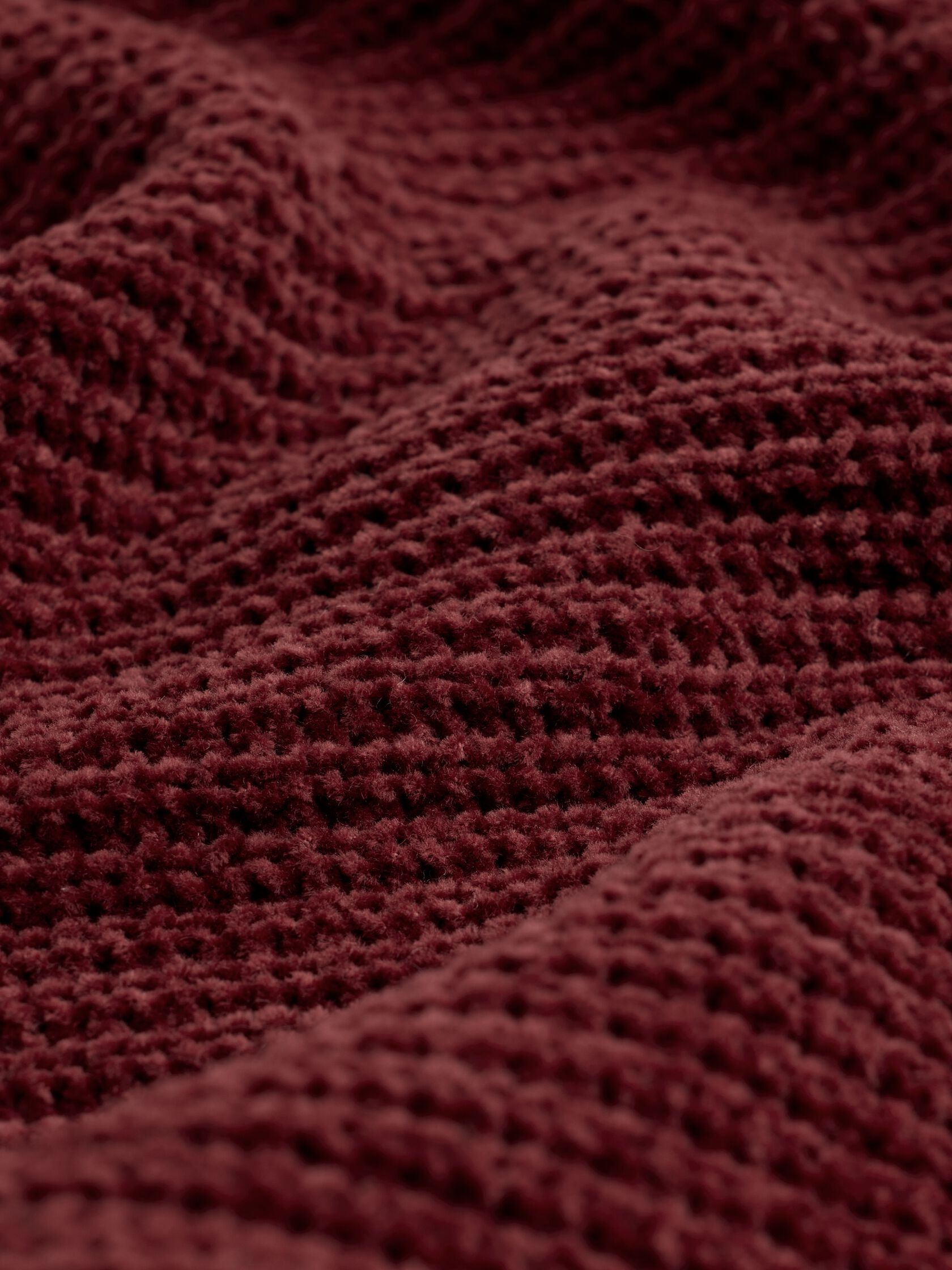 Organic Cotton Chenille Turtleneck Top
