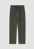 Washed Silk Cargo Pant