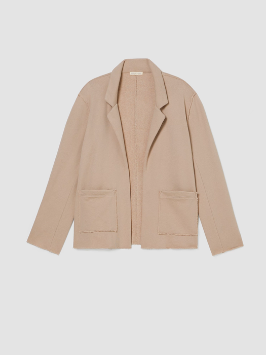 Lightweight Organic Cotton Terry Blazer | EILEEN FISHER