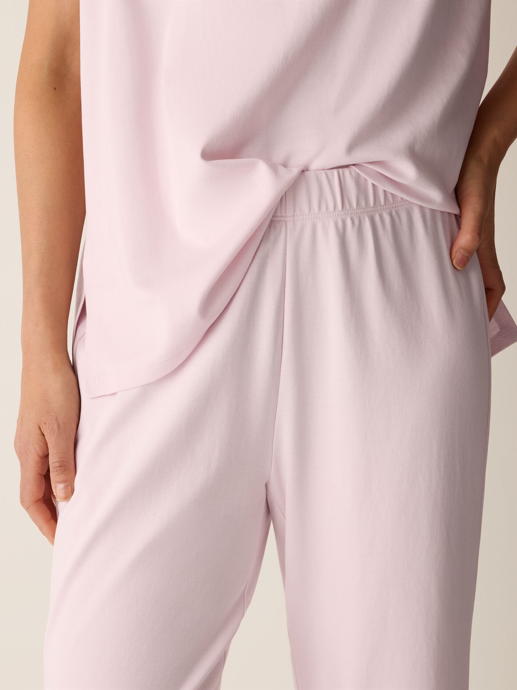 Organic Cotton Interlock Straight Sleep Pant