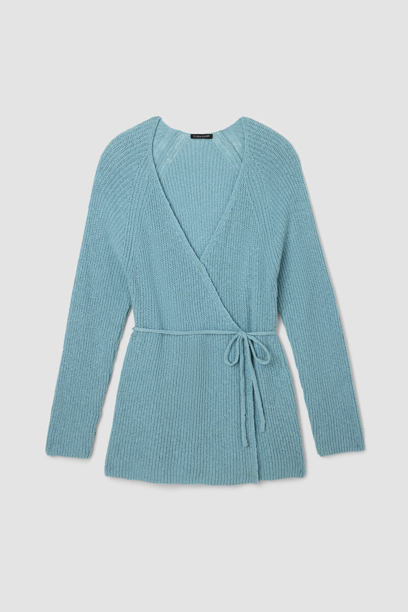 Peruvian Cotton Cloud V-Neck Cardigan Peruvian Cotton Cloud V-Neck Cardigan