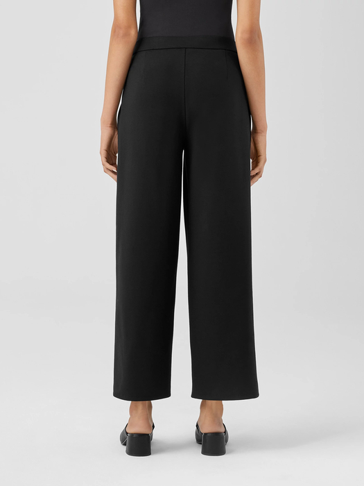 Washable Flex Ponte Wide-Leg Pant