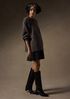 Washable Flex Ponte Flared Mini Skirt