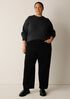 Organic Cotton Stretch Corduroy Straight Pant