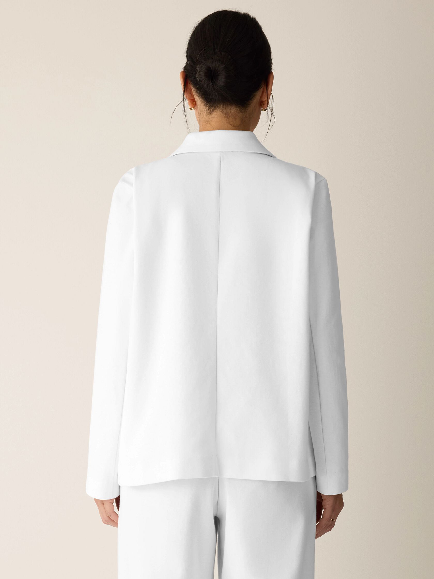 Cotton Blend Ponte Blazer