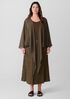 Crushed Silk Flared Skirt