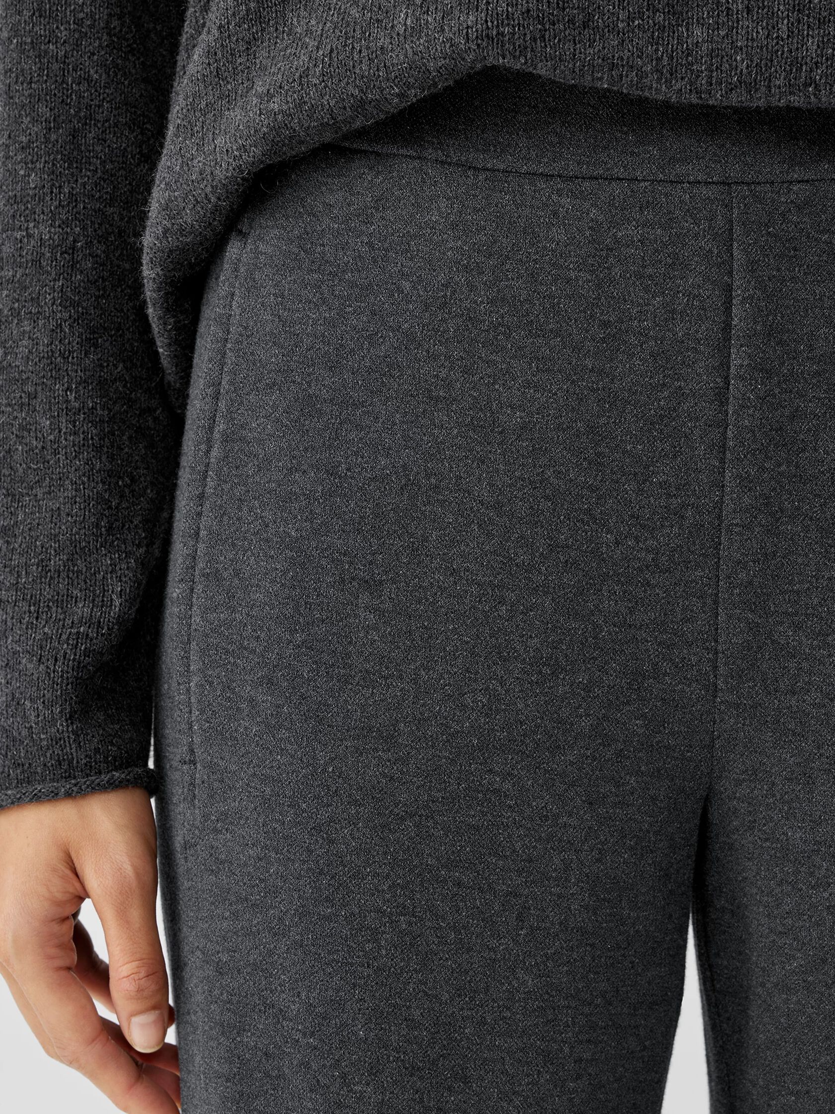 Organic Cotton Melange Crepe Lantern Pant