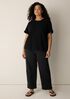 Organic Cotton Doubleweave Round Neck Top