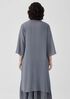 Sheer Silk Georgette High Collar Jacket