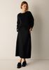 Felted Wool Jersey Lantern Skirt in Regenerative Wool