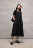 Organic Cotton Poplin Round Neck Dress