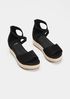 Island Tumbled Nubuck Wedge Sandal