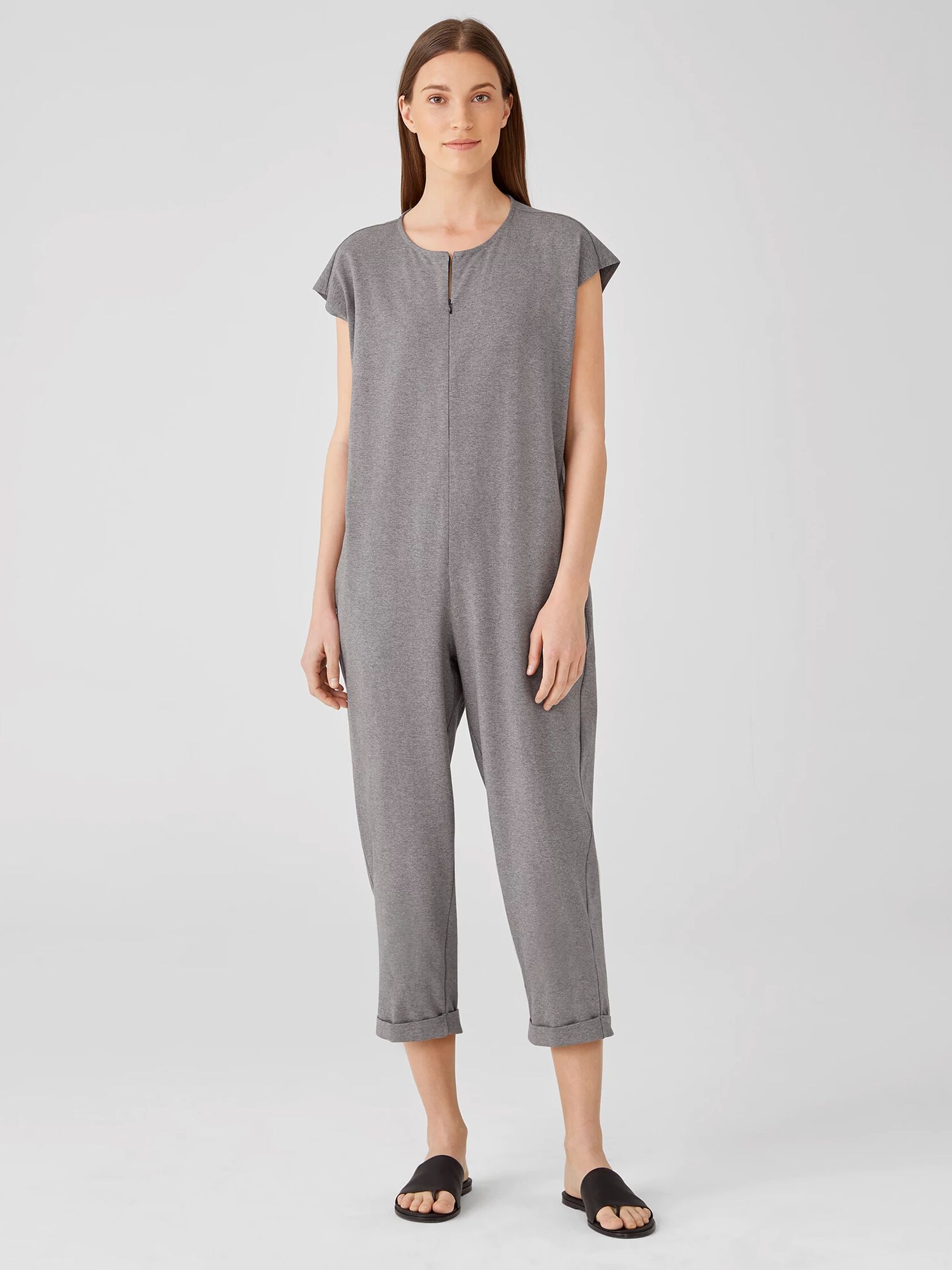 Heathered Organic Cotton Jumpsuit