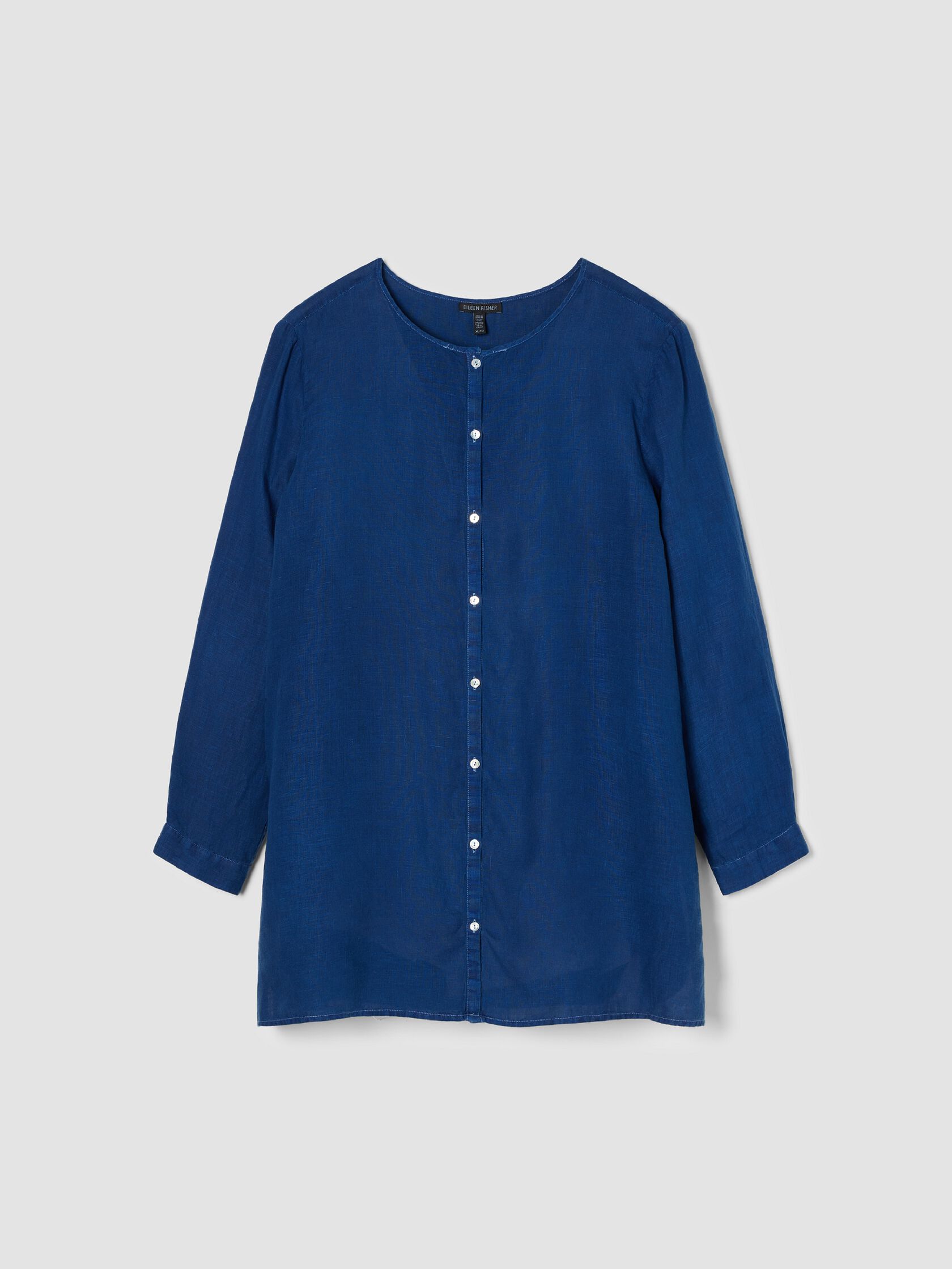 Renew Organic Linen Long-Sleeve Shirt, XL