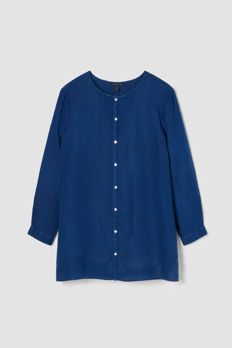 Renew Organic Linen Long-Sleeve Shirt, XL