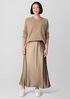 Textured Satin Slip Skirt