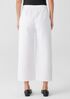 Cotton Blend Ponte Wide-Leg Pant