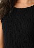 Bubble Jacquard Bateau Neck Dress