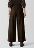 Felted Wool Jersey Wide-Leg Pant in Regenerative Wool