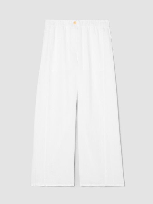 Organic Linen Wide-Leg Trouser Pant