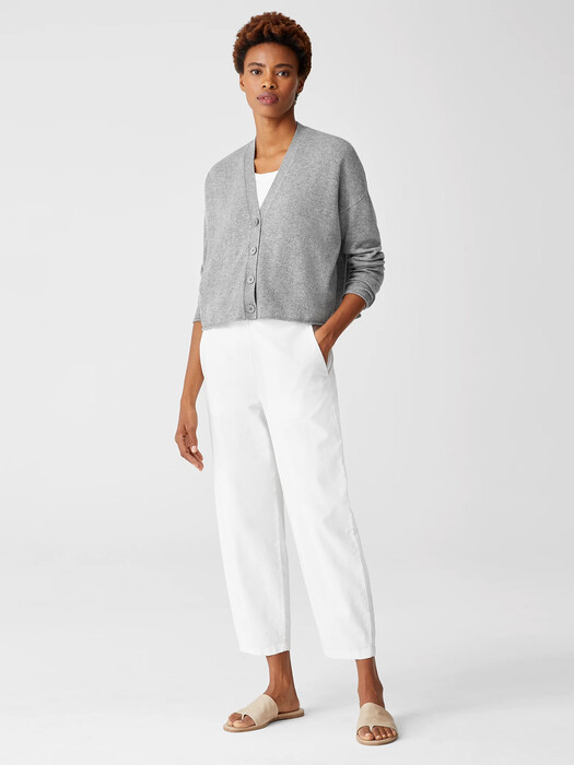 Italian Cashmere Cropped Cardigan