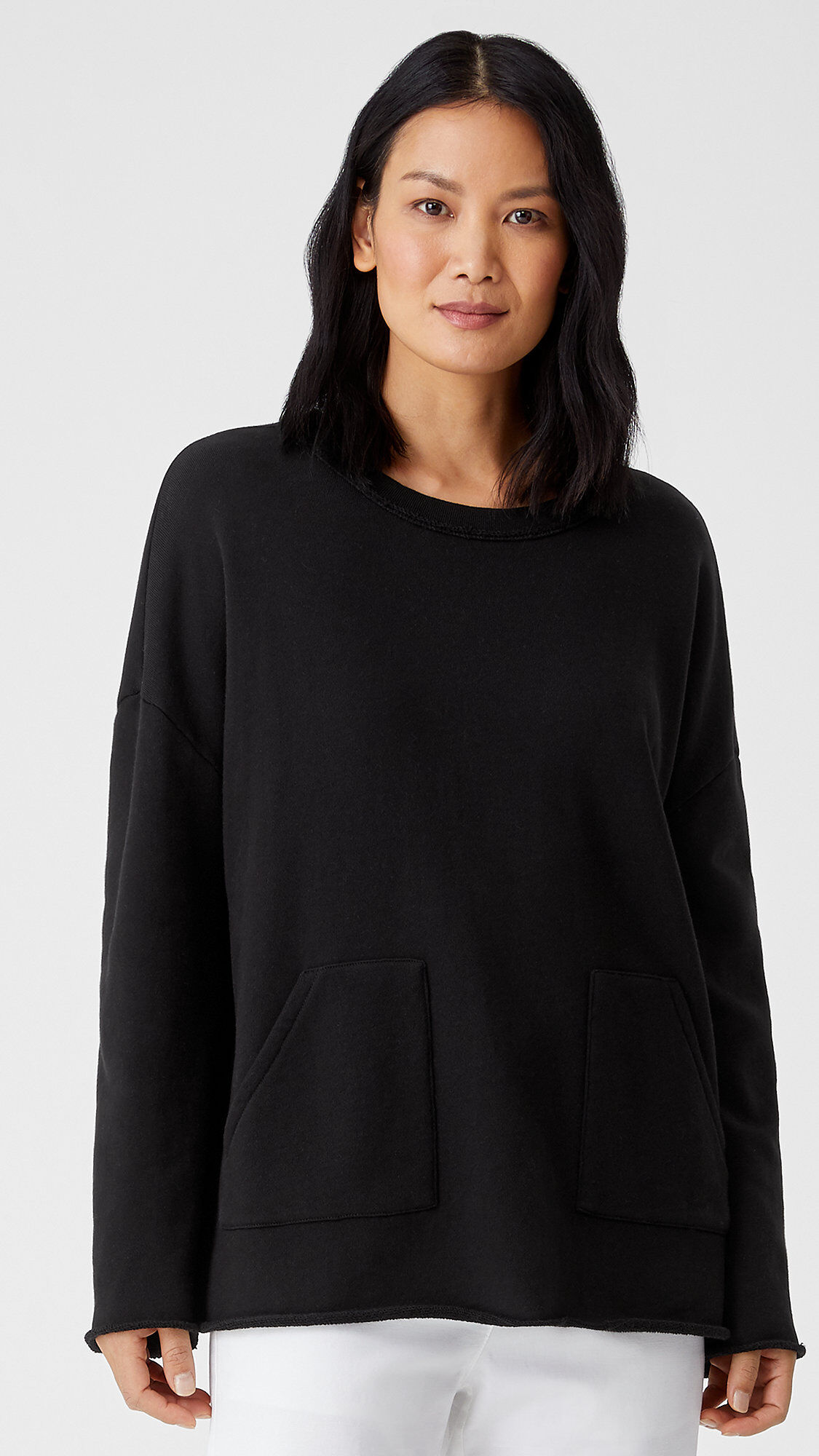 Organic Cotton French Terry Boxy Tunic