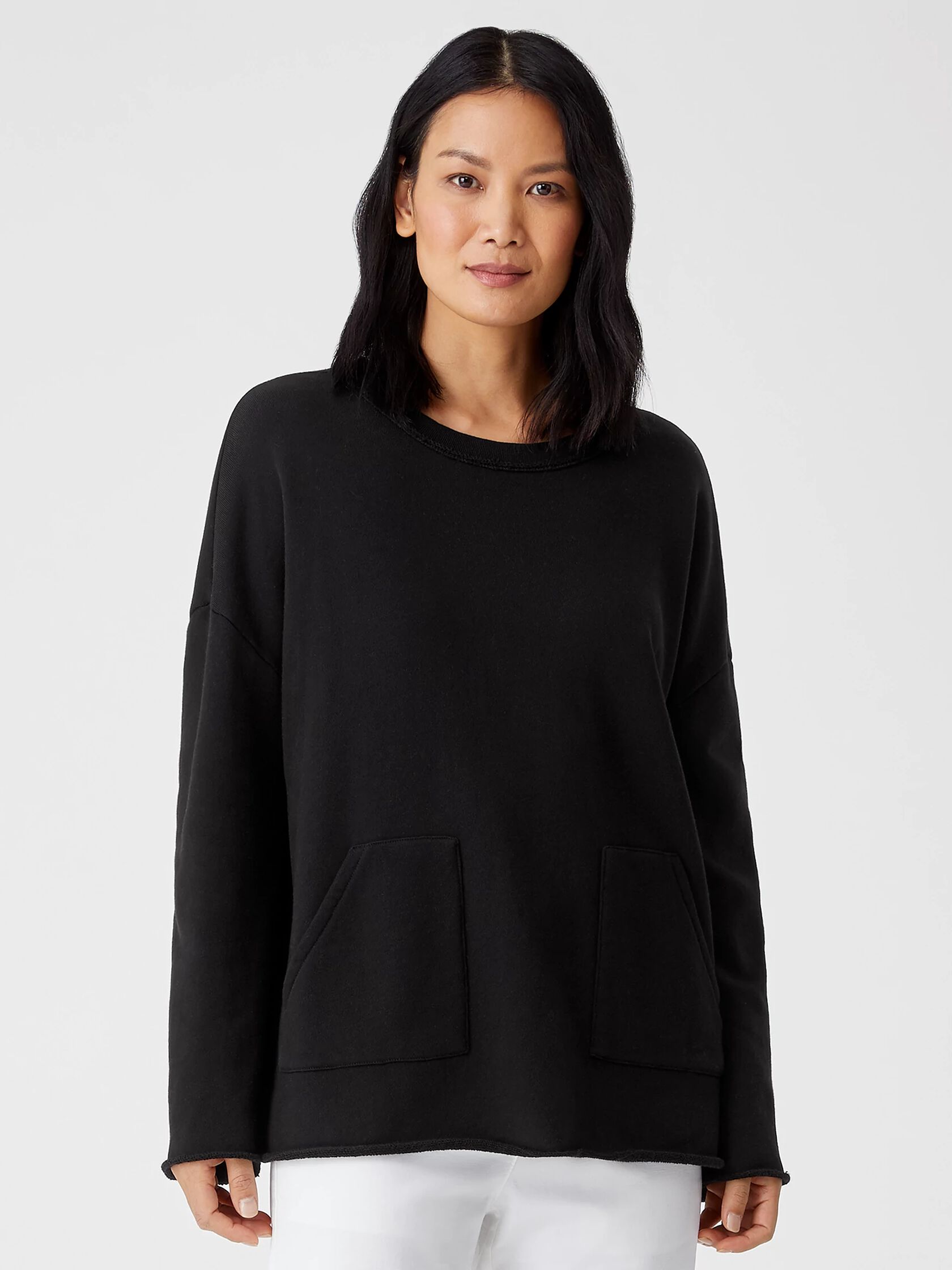 Organic Cotton French Terry Boxy Tunic