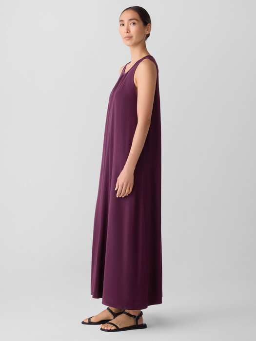 Fine Jersey Round Neck Tank Dress