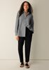 Washable Stretch Crepe Cuffed Pant