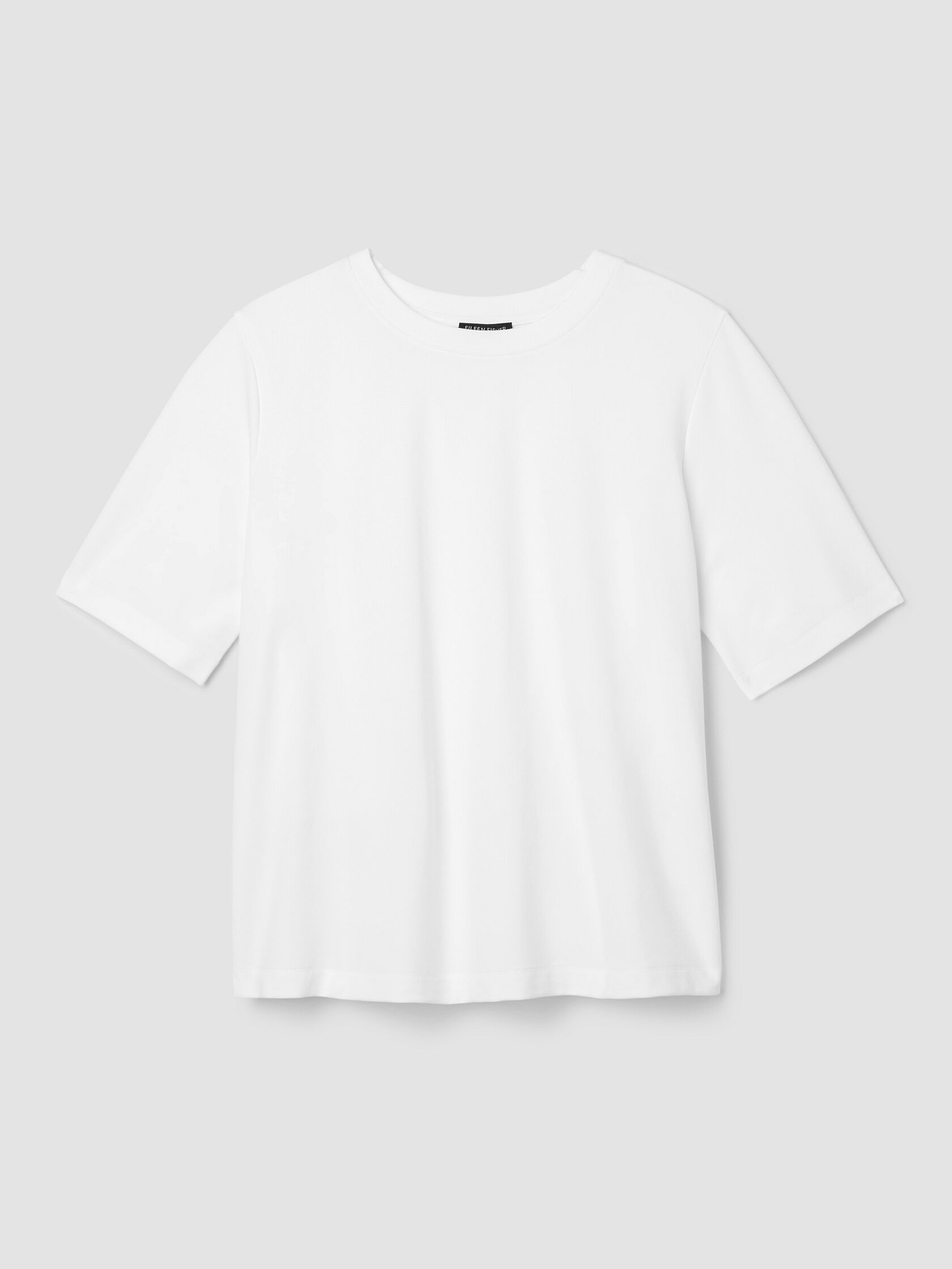 Extra-Fine Ponte Crew Neck Tee
