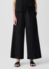 Washed Organic Cotton Poplin Wide-Leg Pant