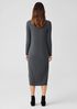 Fine Jersey Jewel Neck Dress