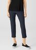 Washable Stretch Crepe Pant with Slits