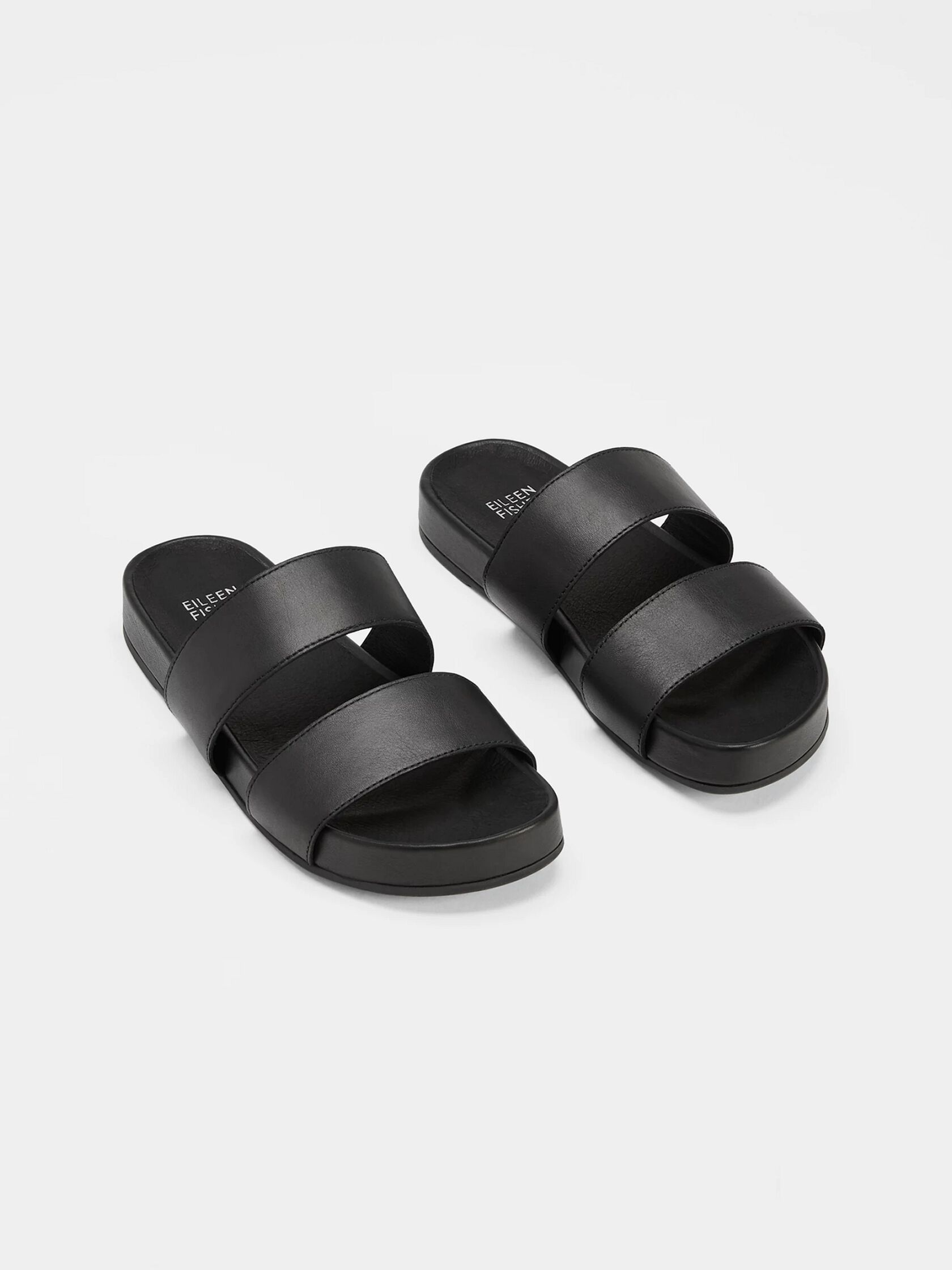 Deed Smooth Leather Slide Sandal