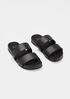 Deed Smooth Leather Slide Sandal