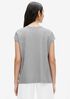 Wide Rib Stretch Crew Neck Top