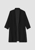 Sheer Silk Georgette High Collar Jacket